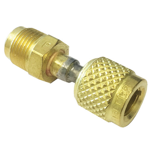 JB Industries QC-S46 Straight Quick Coupler, 1/4 in x 3/8 in, Quick Coupler x SAE Flared, Brass