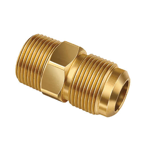 JB Industries U2-12 Union, 3/4 in x 3/4 in, Flared x Flared, 5000 psi Max Working Pressure, Brass