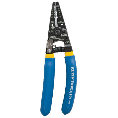 KLEIN TOOLS® 11055 Wire Stripper and Cutter, Steel, 7.4 in L