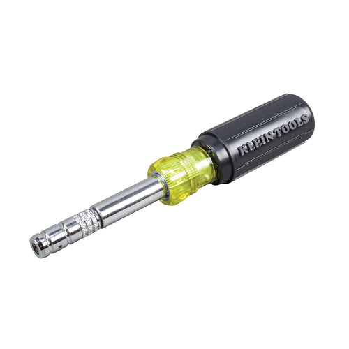 KLEIN TOOLS® Slide Drive™ 32596 8-in-1 Multi-Bit Screwdriver/Nut Driver, 1/4 in, 3/8 in, 5/16 in Drive, 8-Piece