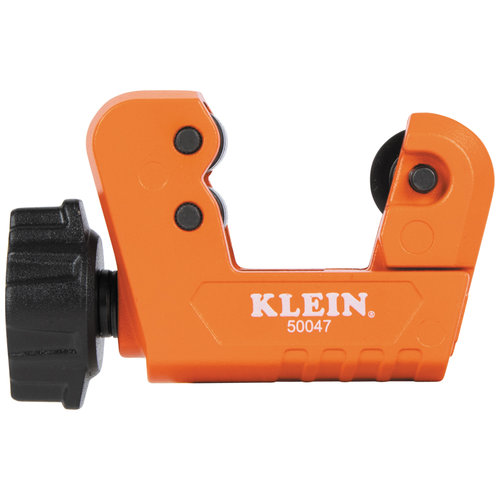KLEIN TOOLS® 50047 Mini-Tubing Cutter, Applicable Materials: Aluminum, Copper, 1-1/8 in Max Pipe, 1/8 in Minimum Pipe
