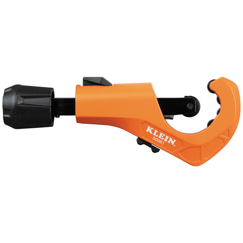 KLEIN TOOLS® 50061 Quick Adjust Tubing Cutter, Applicable Materials: Aluminum, Copper, 1-5/8 in Max Pipe, Steel Blade