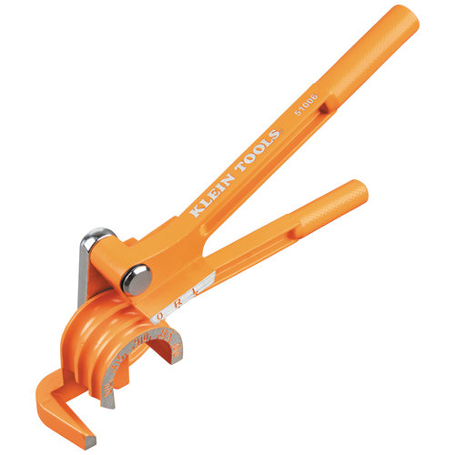 KLEIN TOOLS® 51006 3-in-1 Tube Bender, Aluminum Body, 10-1/2 in L, 2.7 in W, 2.9 in D