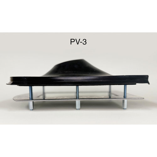 Kozy Kollar PV-3 Roof Flashing Kit, For Pipe Size: 3 in, EPDM, 11 in L Base, 8 in W Base, 2-1/2 in H