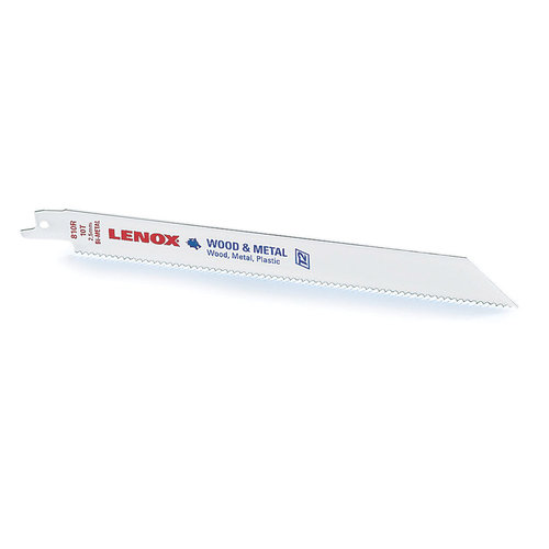 LENOX® 12129635R Reciprocating Blade, 0.035 in Thick, 10/14 TPI, Bi-Metal, 6 in L, 3/4 in W