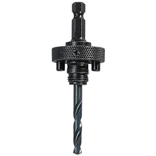 LENOX® 1779801 Hole Saw Arbor, Steel, Applicable Materials: Metal, Wood, 2L (1-1/4 to 6 in) Arbor, Hex Shank
