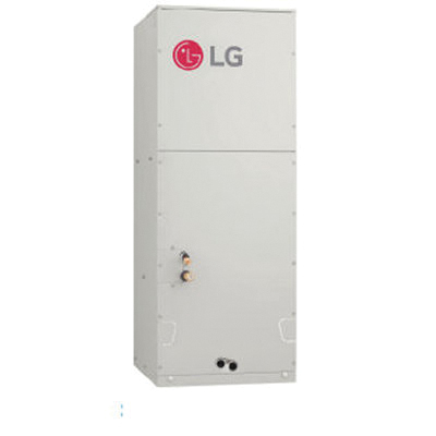 LG HVAC LVN120HCV Vertical Air Handling Unit, R-410A Refrigerant, 208/230 V, 1 ph, 12000 Btu/hr Cooling BTU, 580 cfm