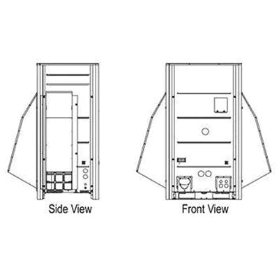 LG HVAC ZHGDKA51A Hail Guard Kit, Compatible Unit Tonnage: 6 ton, Metal, Dark Gray