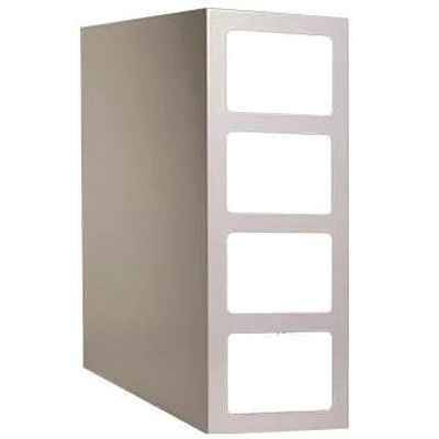 LG HVAC ZLABGP03A Low Ambient Wind Baffle Kit, Soft Dove Gray, 21-1/4 in L, 21-1/4 in W, 7-15/16 in D