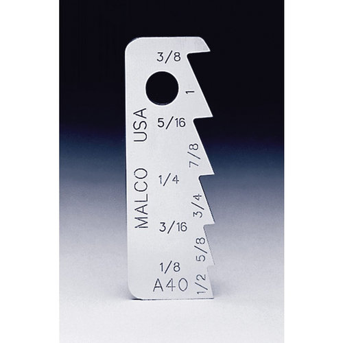 Malco® A40 Pocket Sized Sheet Metal Scribe Tool, 1/8 to 1 in