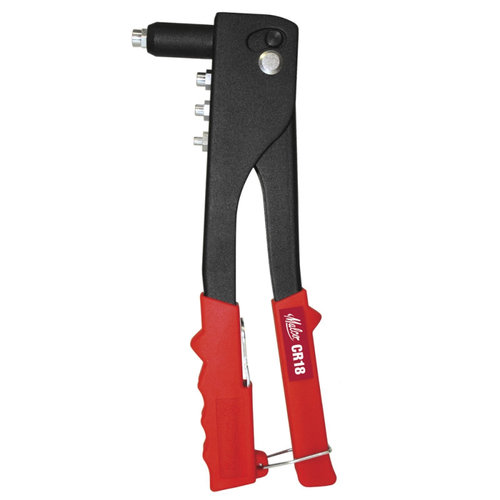 Malco® CR18 Economy Hand Riveter, Applicable Materials: Steel, Applicable Material Gauge: 3/32 to 1/8 in, 8 in L