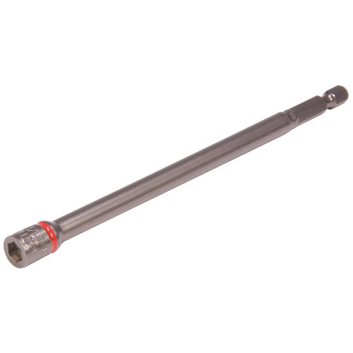 Malco® MSHXL14 Extra Long Driver, Hex Drive, Magnetic: Yes, 6 in L Shaft, 6 in L, Red, 1/4 in Dia Insert