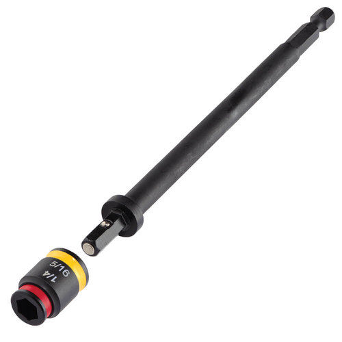 Malco® C-RHEX® MSHXLC Cleanable/Reversible Driver, SAE, Hex Drive, Magnetic: Yes, 6 in L Shaft, 6 in L, Red/Yellow