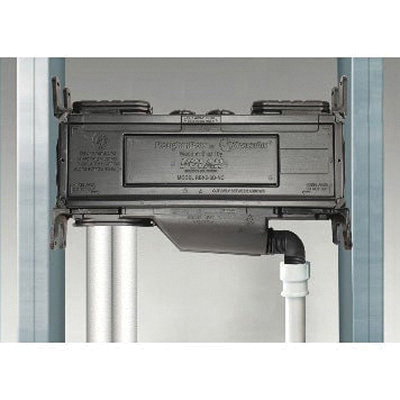 MarketAir RoughinBox™ RBX3-MD-NC Rough-in Box, 3/4 in, MNPT, Polyethylene, 10 in L, 14-1/2 in W, 3-1/2 in D