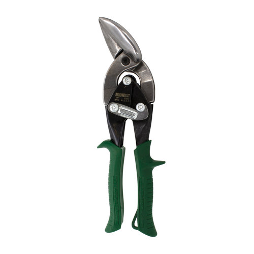Midwest Snips® MWT-6510R Offset Aviation Snip, Right Hand Cut, Molybdenum Alloy Steel Blade