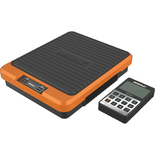 Navac NRS2I01 Wireless Refrigerant Scale, 220 lb, 0.05 % Accuracy, 0.2 oz Resolution, 8-1/4 in L Platform, Battery