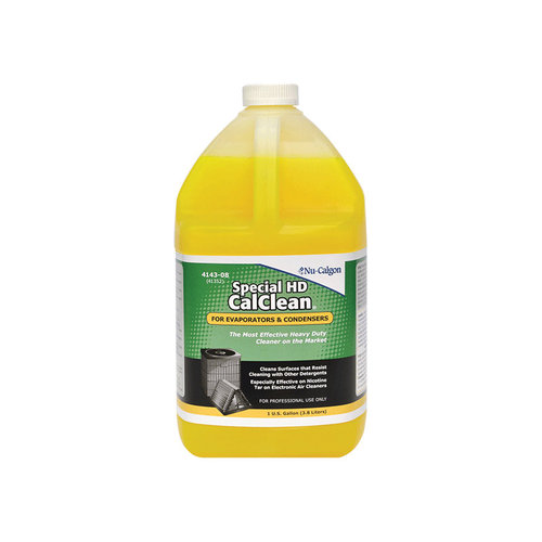 Nu-Calgon Special HD CalClean 4143-08 Coil Cleaner, Liquid, 1 gal, Bottle, Fresh Odor / Scent