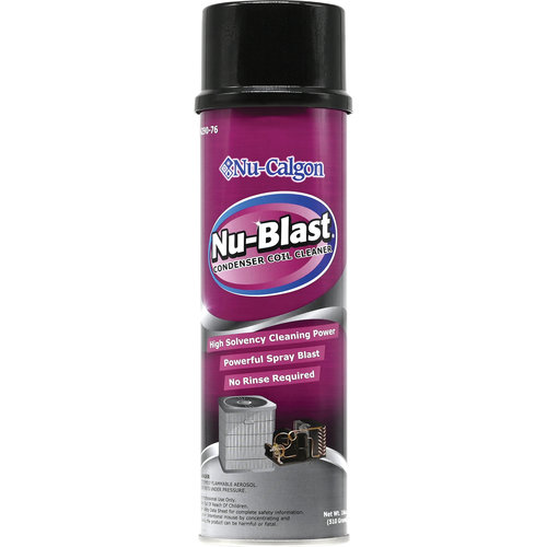 Nu-Calgon Nu-Blast 4290-75 Coil Cleaner, Gas, 18 oz, Can, Solvent Odor / Scent