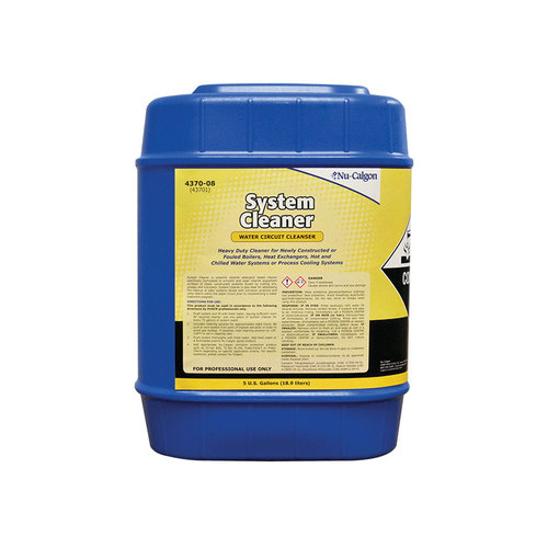 Nu-Calgon 4370-08 System Cleaner, Liquid, 5 gal, Pail, Mild Odor / Scent