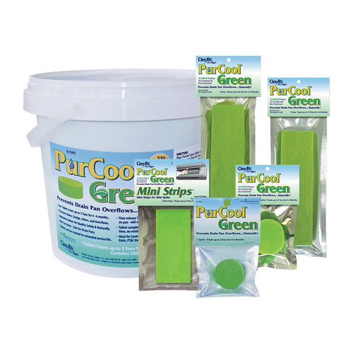 Nu-Calgon PurCool Green 61044 Mini-Strip, Strip, Compatible Unit Tonnage: 5 ton, 1.6 oz