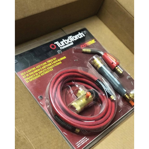 Oatey® Extreme 0386-0833 Torch Kit, Acetylene Fuel, Self-Lighting: Yes, 3/4 in Brazing, 1-1/2 in Soldering