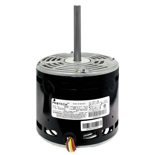 PROTECH™ 51-102500-01 Blower Motor, 1/2 hp Motor, 120 V, 1 ph, 1075 rpm Motor, 4-Speed, Counter Clockwise, 60 Hz