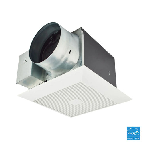 Panasonic WhisperGreen® Select FV-1115VK3 Exhaust Fan, 110 to 150 cfm, 0.7 sones, 120 V, 0.39 A, 23.6 W Fan