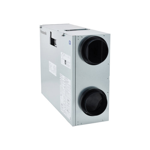 Panasonic Intelli-Balance® Elite Plus+ FV-12ESC1 Energy Recovery Ventilator, 30 to 120 cfm, 120 V, 28-5/8 in L, 10 in H