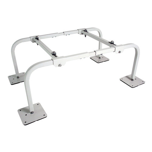 Quick-Sling® QSMS1201 Single Fan Mini-Split Stand, 400 lb Load, Steel, 3 ft 7 in L, 2 ft 1-5/16 in W, 12 in D, Tan