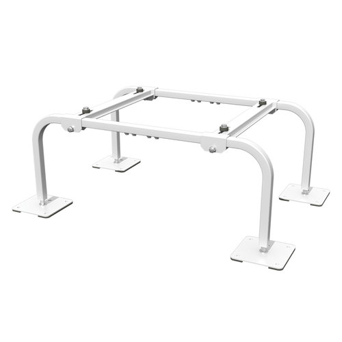 Quick-Sling® QSMS1201 Single Fan Mini-Split Stand, 400 lb Load, Steel, 3 ft 7 in L, 2 ft 1-5/16 in W, 12 in D, Tan