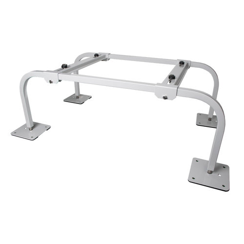 Quick-Sling® QSMS1201-PAL Single Fan Mini-Split Stand, 400 lb Load, Aluminum, 41 in L, 12 in D, Powder-Coated, Ivory