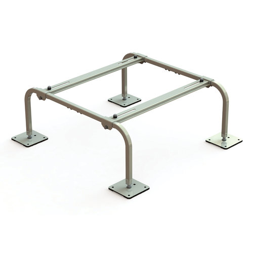 Quick-Sling® QSMS1204 Extra Wide Mini-Split Stand, 400 lb Load, Steel, 54 in L, 35-5/16 in W, 12 in D, Powder-Coated