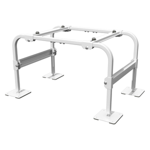 Quick-Sling® QSMS1801 Mini-Split Stand, 400 lb Load, Steel, 3 ft 7 in L, 2 ft 1-5/16 in W, 18 in D, Powder-Coated, Tan