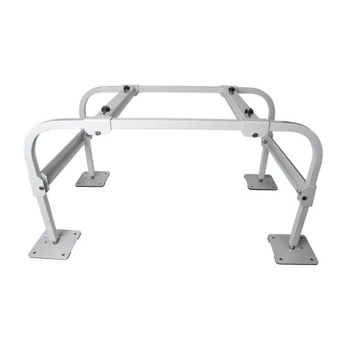Quick-Sling® QSMS1801-PAL Mini-Split Stand, 400 lb Load, Aluminum, 41 in L, 18 in D, Powder-Coated, Silver