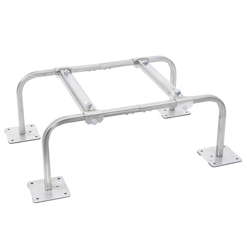 Quick-Sling® QSMS1801-SS Mini-Split Stand, 400 lb Load, Stainless Steel, 3 ft 7 in L, 2 ft 1-5/16 in W, 18 in D