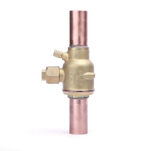 RLS® 3791040400111 Ball Valve, 1/4 in, Press, 700 psi Max Working Pressure, Copper Body, 51.3 mm H