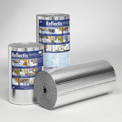 Reflectix HVBP48100 Double Reflective Insulation, R5.6, 5/16 in Thick, 48 in W, 100 ft L, Polyethylene