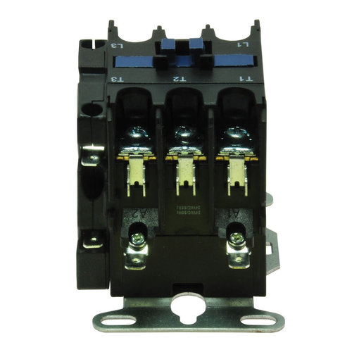 Rheem® 42-102664-14 Contactor With AuxilIary Contacts, 24 V Control, 3-Pole, 30 A Switching Current