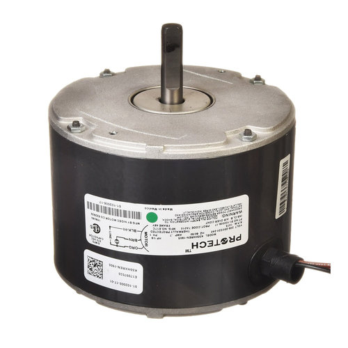Rheem® 51-102008-17 Direct Drive Condenser Fan Motor, 1/8 hp Motor, 208/220/230 V, 1 ph, 1075 rpm Motor, 48 NEMA, 0.7 A