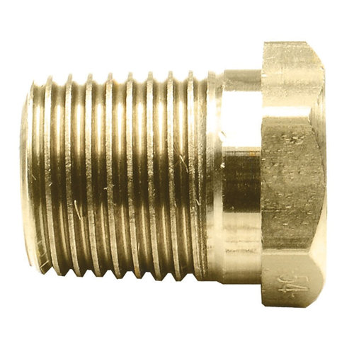 Rheem® 62-22175-50 Burner Orifice, Natural Gas Fuel, 1/8 in Orifice, Brass, #50 Drill, 7/16 in Head, NPT