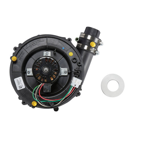 Rheem® 70-104157-86 Induced Draft Blower With 68-104152-01 Gasket, 30-110 V, 60 to 180 Hz, Polymer, Right Discharge