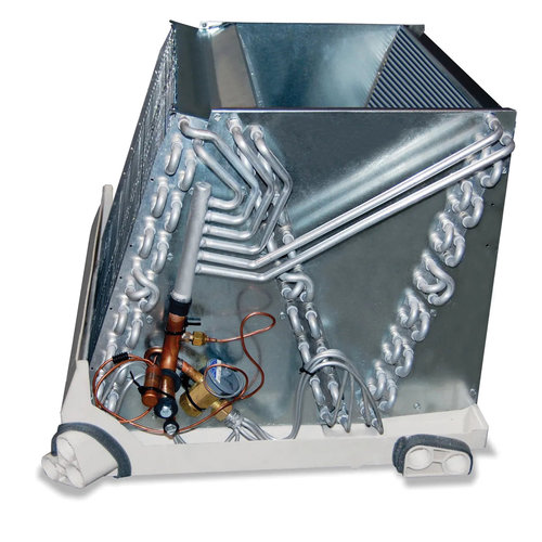 Rheem® RCF Series RCF2417SEAMCA Cased Evaporator Coil, R-410A Refrigerant, 2 ton, 3/8 in Liquid Line, 2-Row, 20 in H