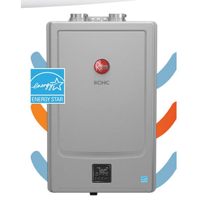 Rheem® IKONIC™ RTGH-S11I Super High Efficiency Tankless Gas Water Heater, Liquid Propane, Natural Gas Fuel, 120 V