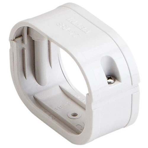 SLIMDUCT® 85009 Flexible Adapter, White, PVC, 2-3/4 in, 1-3/8 in L, 3-1/4 in W, 3-1/4 in H