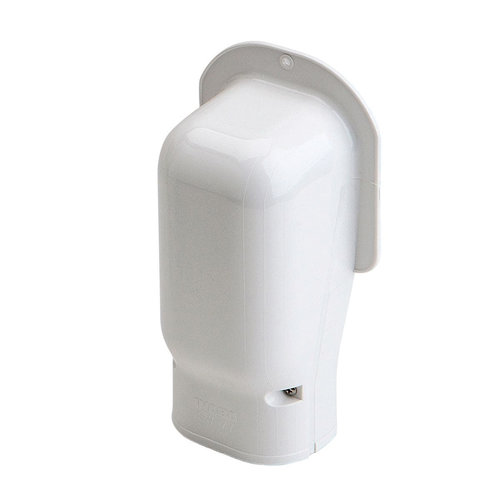 SLIMDUCT® 86016 Wall Inlet, White, PVC, 2-3/4 in, 8 in L, 4-3/8 in W, 3 in H