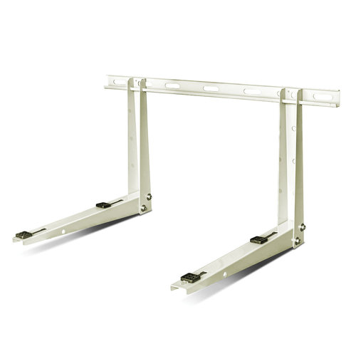 SLIMDUCT® 87733 Wall Condenser Bracket, 300 lb Load, Galvalume, 33-1/2 in L, 17-3/4 in W, 22-1/4 in D, 14 ga Gauge