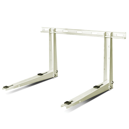 SLIMDUCT® 87735 Wall Condenser Bracket, 500 lb Load, Galvalume, 33-1/2 in L, 17-3/4 in W, 26.57 in D, 14 ga Gauge