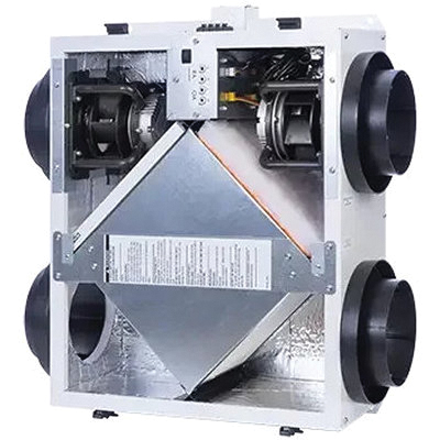 S&P TR Series TR90 Energy Recovery Ventilator, 90 cfm, 120 V, 76 % Temperature Recovery Efficiency, 11-5/8 in W, 1 ph
