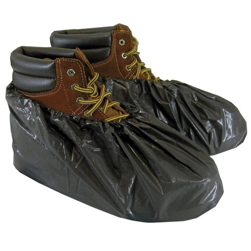 ShuBee® C-SB-SC-WP-BLK Shoe Cover, Plastic, Black