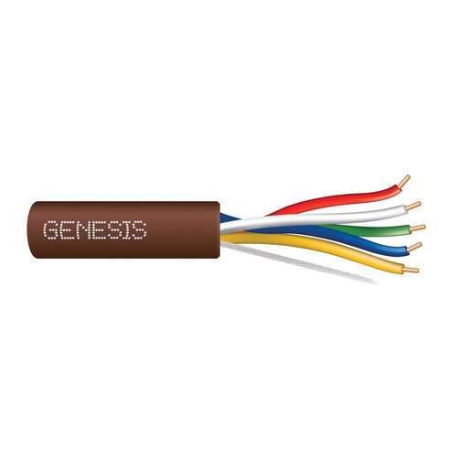 Southwire® 18ULT Series 47130307 General Purpose-Rated Thermostat Cable, 18 AWG Wire, 5-Conductor, 250 ft L, Solid